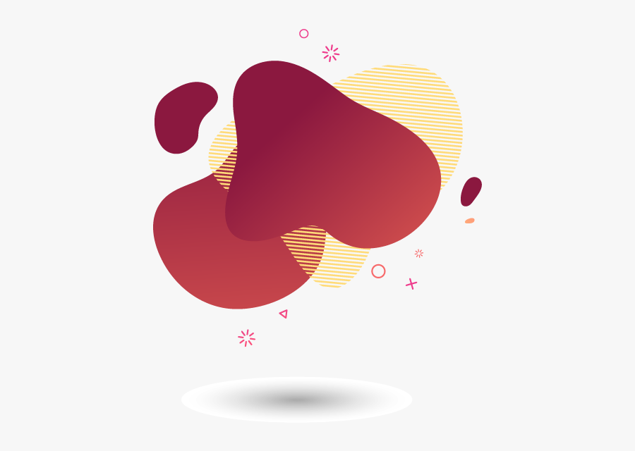 Red Digital Design Of Ink Splatter - Illustration, Transparent Clipart