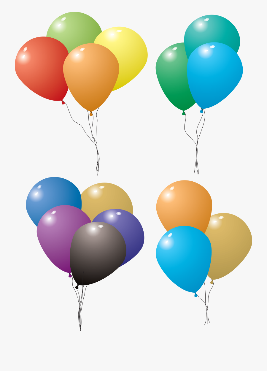 Happy Birthday Balloons Png Images - Birthday Balloons Png, Transparent Clipart