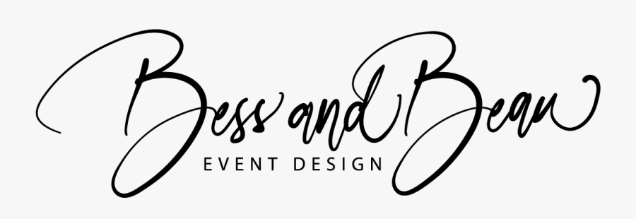 Bess And Beau Event Design - Calligraphy, Transparent Clipart