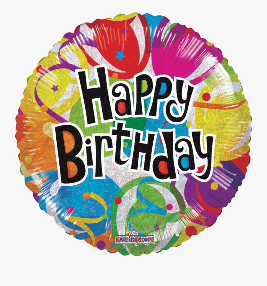 18 - Globo Metalico Happy Birthday, Transparent Clipart