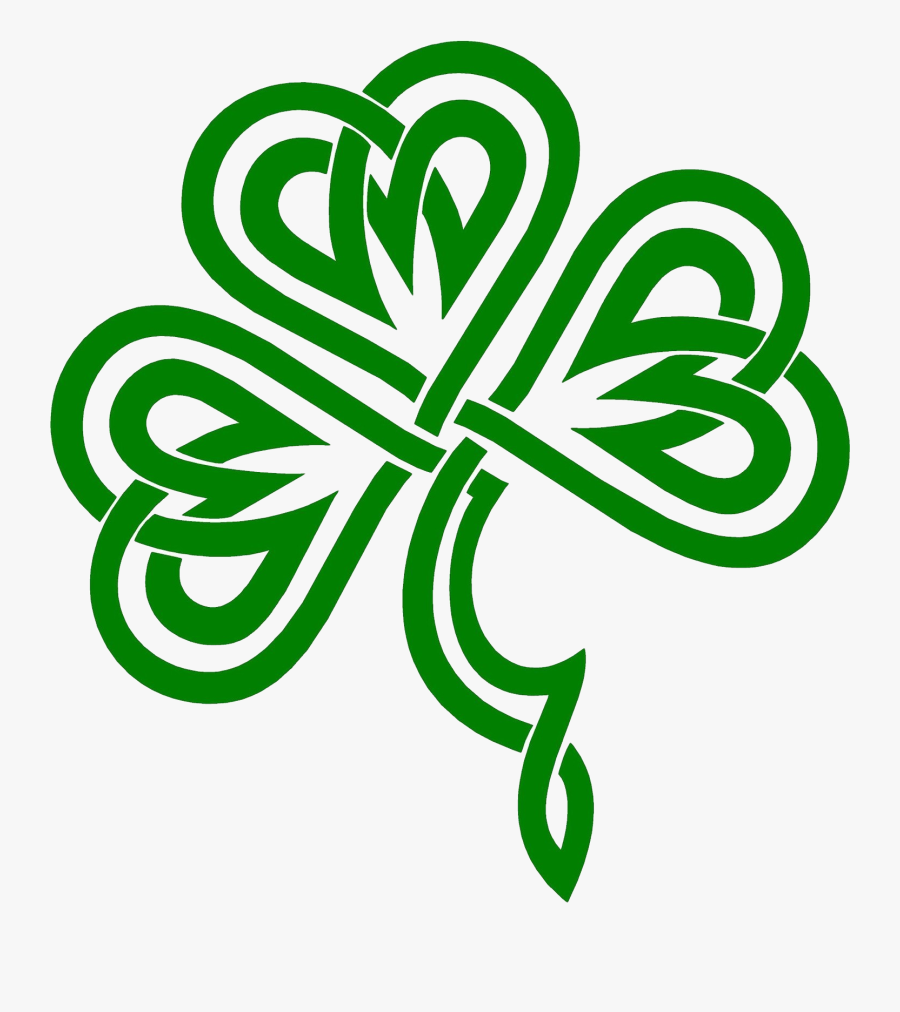 Clip Art Celtic Shamrock Images - Clip Art Celtic Shamrock, Transparent Clipart
