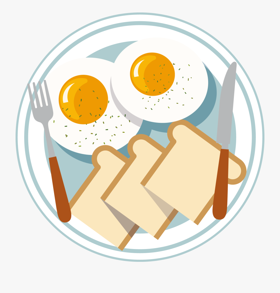 Breakfast - Breakfast Illustration Png Free, Transparent Clipart