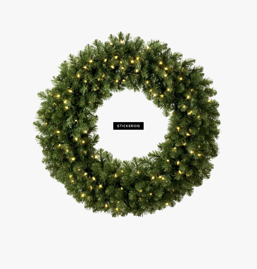 Transparent Christmas Wreath Clip Art - Transparent Background Christmas Wreath Png, Transparent Clipart