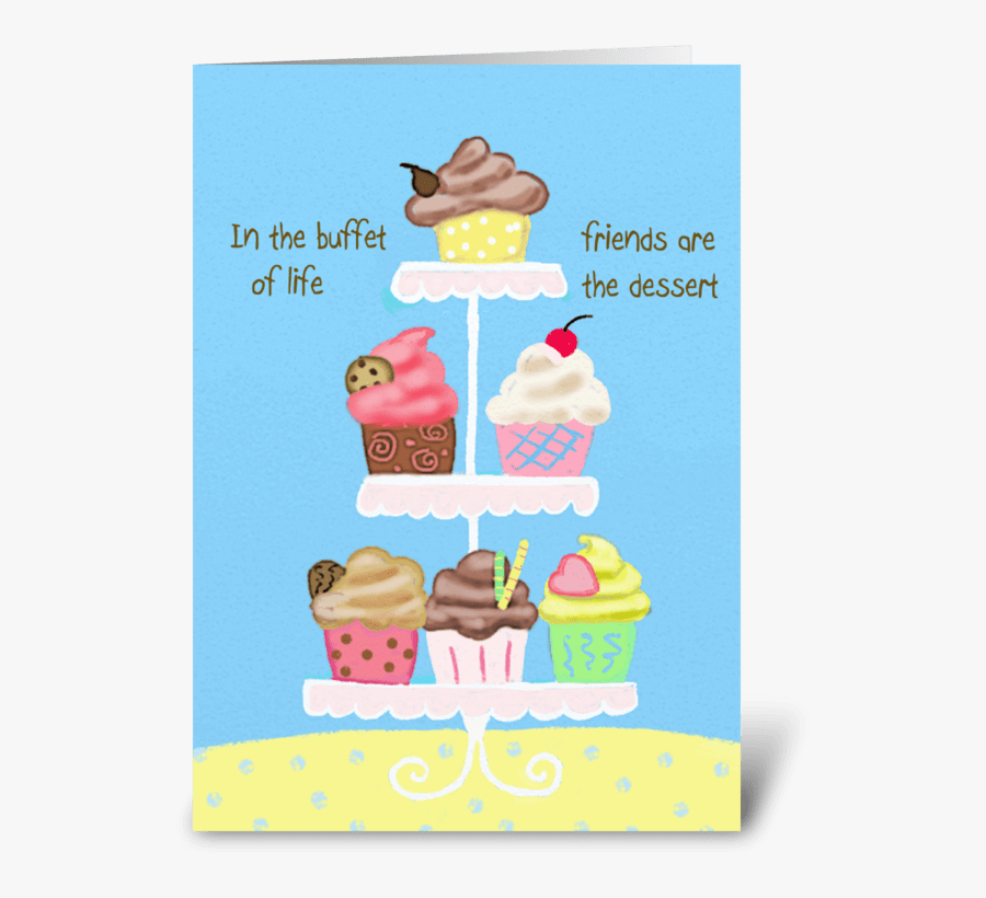 In The Buffet Of Life Greeting Card, Transparent Clipart