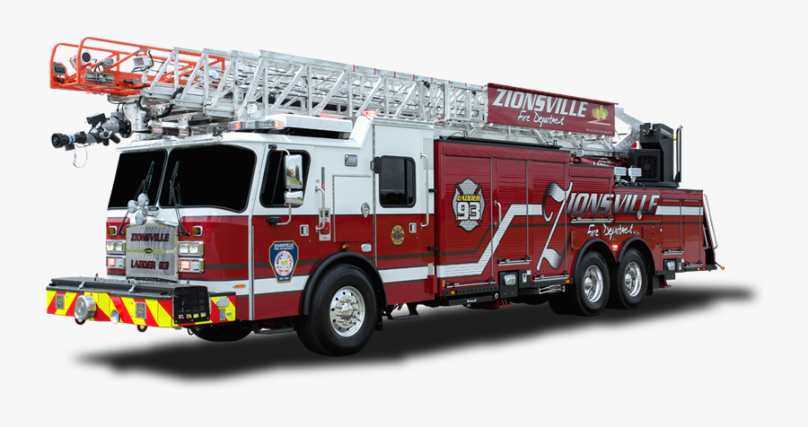 Cr 137 Aerial Ladder Fire Truck Custom Fire Trucks - E One Fire Truck, Transparent Clipart