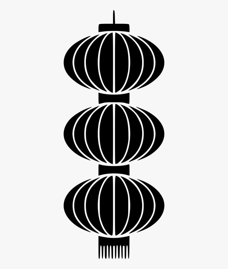 Chinese Lantern Multiple - Chinese Lantern Free Svg, Transparent Clipart