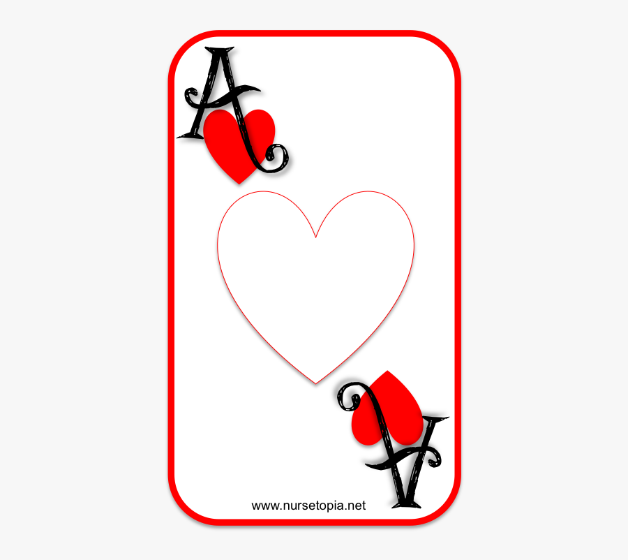 Ace Of Hearts Clipart Png, Transparent Clipart