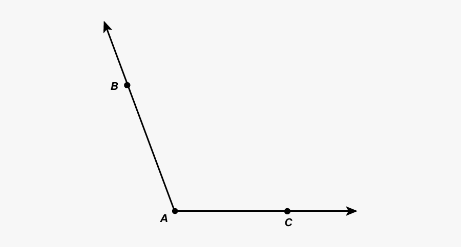 Geometry Clipart Geometry Angle - Obtuse Angle Png Math, Transparent Clipart