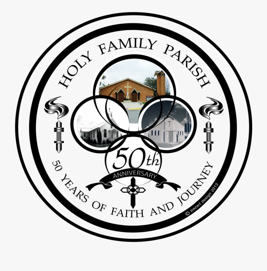 50th Anniversary Photo Album Thumbnail - 50th Anniversary Catholic Church Logo, Transparent Clipart