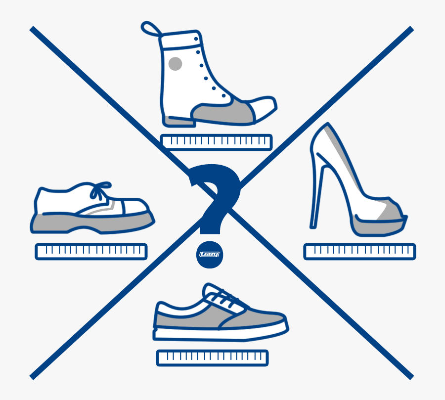 Roller Skates Sizing Guide , Transparent Cartoons, Transparent Clipart