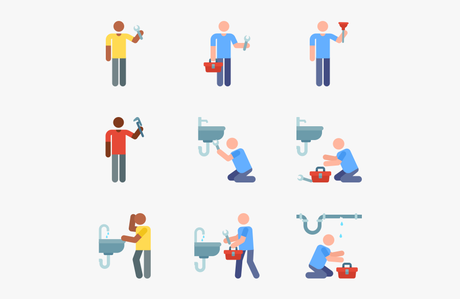 Plumber - Picto Plumber, Transparent Clipart