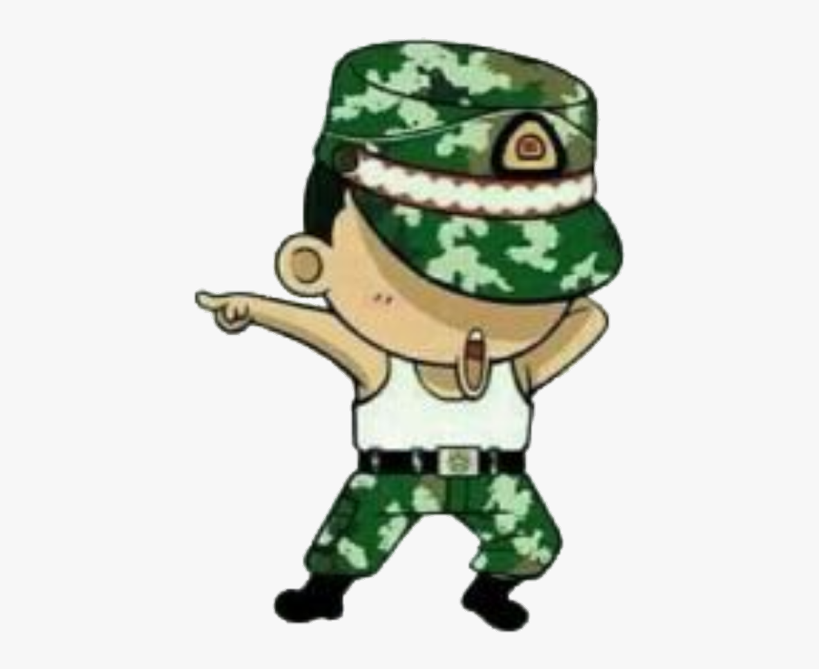 #military #camo #camoflauge #boy - 當 兵 卡通, Transparent Clipart