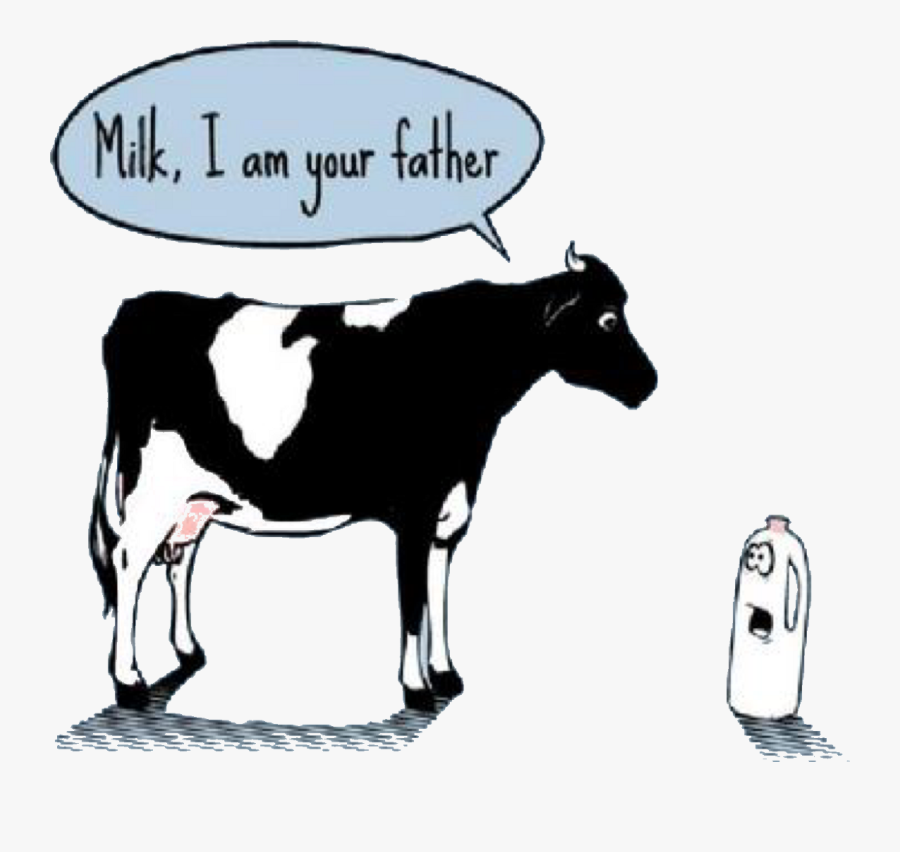 Helarious Cows Milk Father - Milk I Am Your Father, Transparent Clipart