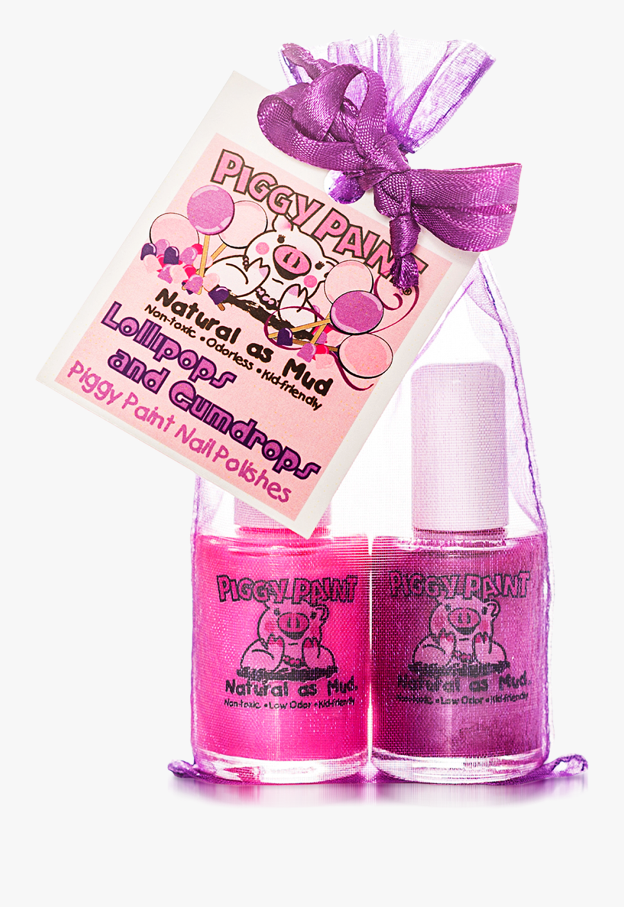 Cutie Fruity Set Includes 4 - Piggy Paint Nail Polish, Transparent Clipart