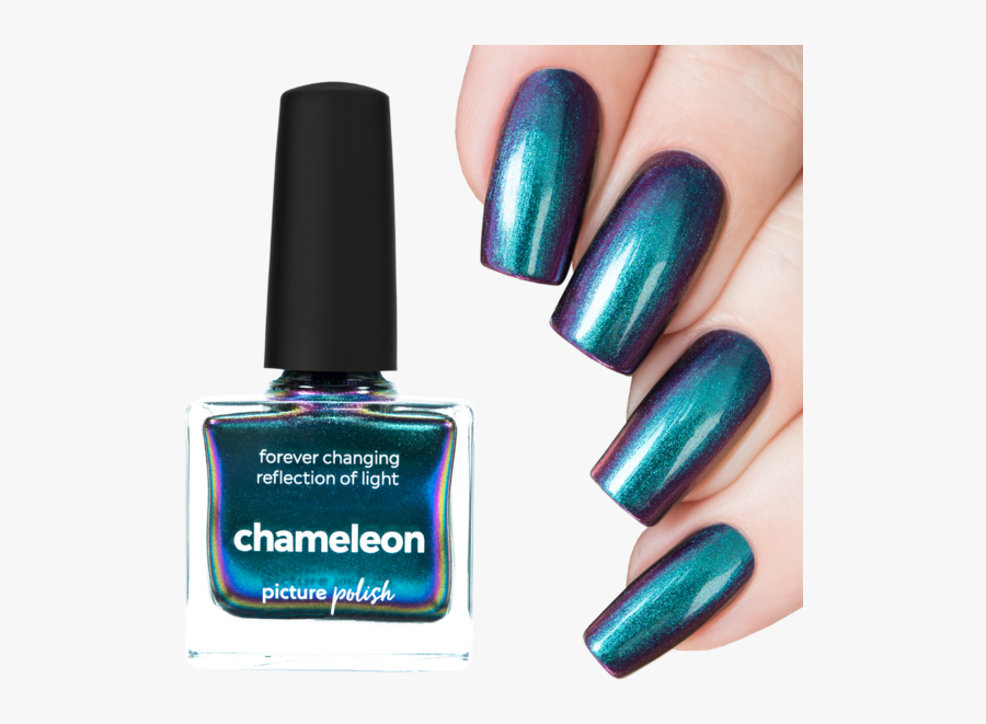 Picture Polish - Chameleon - Nail Polish With Nails, Transparent Clipart