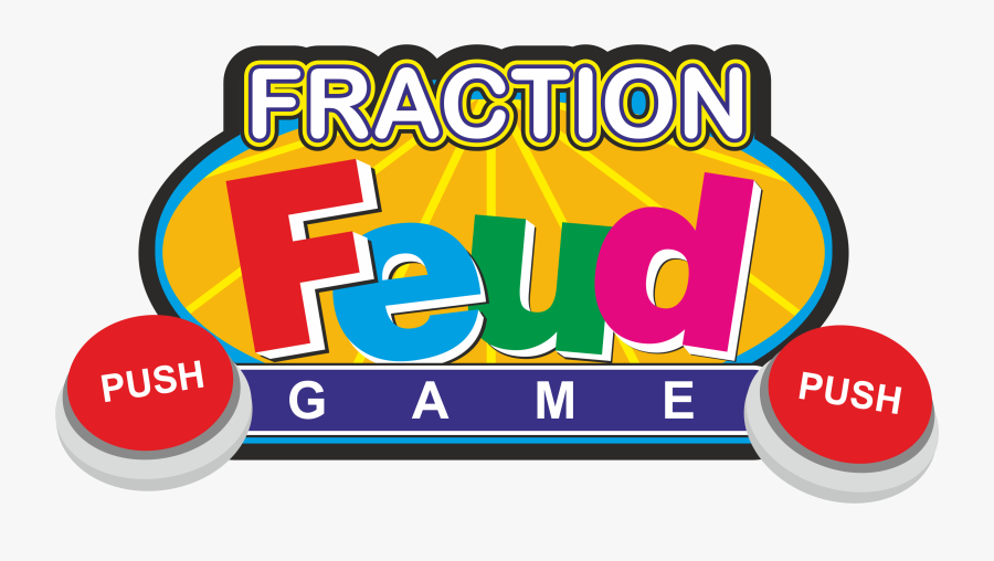 Fraction Feud, Transparent Clipart