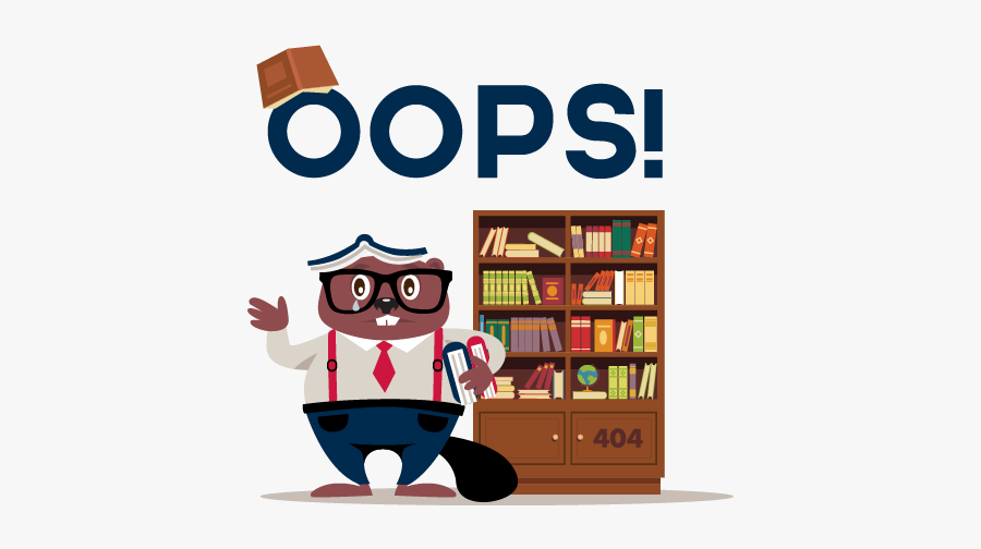 404 Not Found Arc Beaver Image - Cartoon, Transparent Clipart