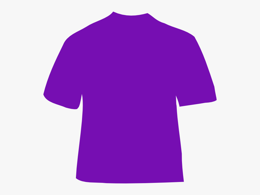 Purple Shirt Clip Art At Clker - Purple Shirt Clipart , Free