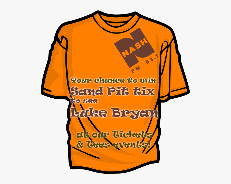 Tickets And Tees - T Shirt Clip Art, Transparent Clipart