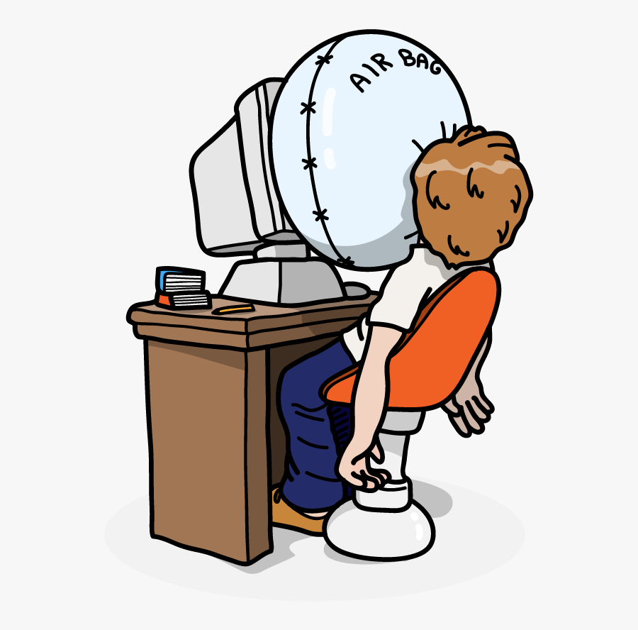 Falling Asleep In The Workplace Cartoon, Transparent Clipart