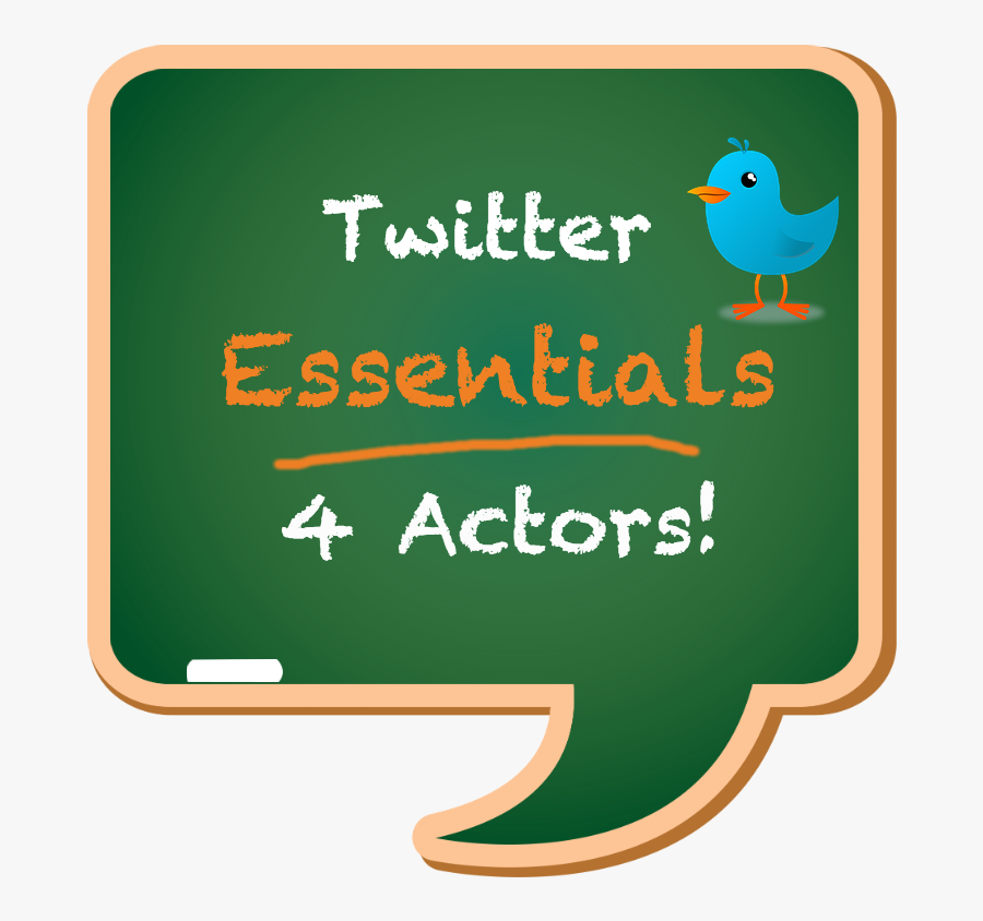 Twitter For Actors, Transparent Clipart