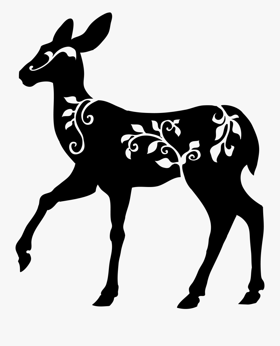 Pretty Forest Animal Silhouettes, Transparent Clipart