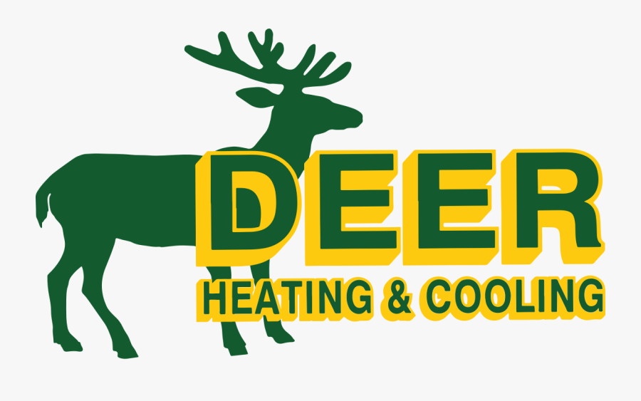 Deer Heating And Cooling - Reindeer, Transparent Clipart