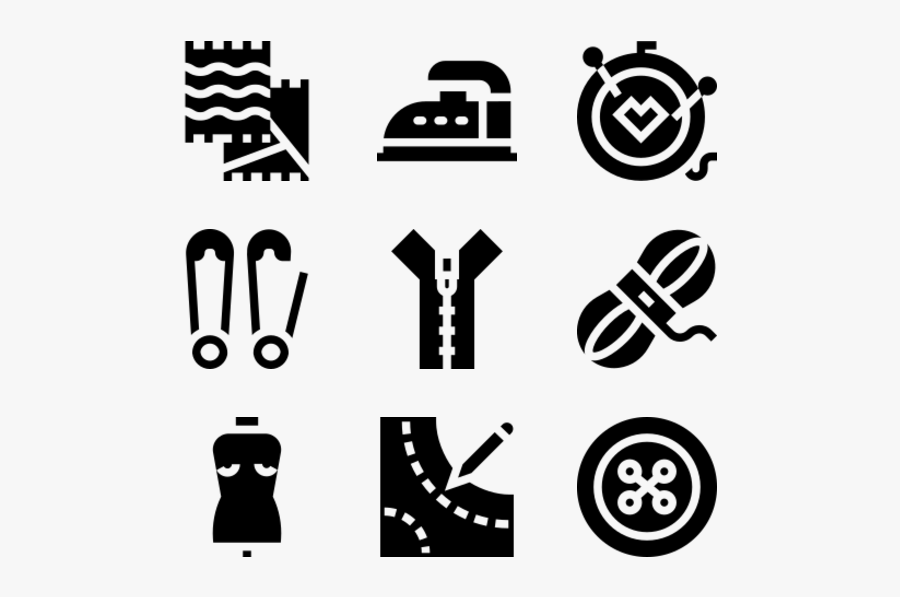 Sewing - Icons Of Post Office, Transparent Clipart