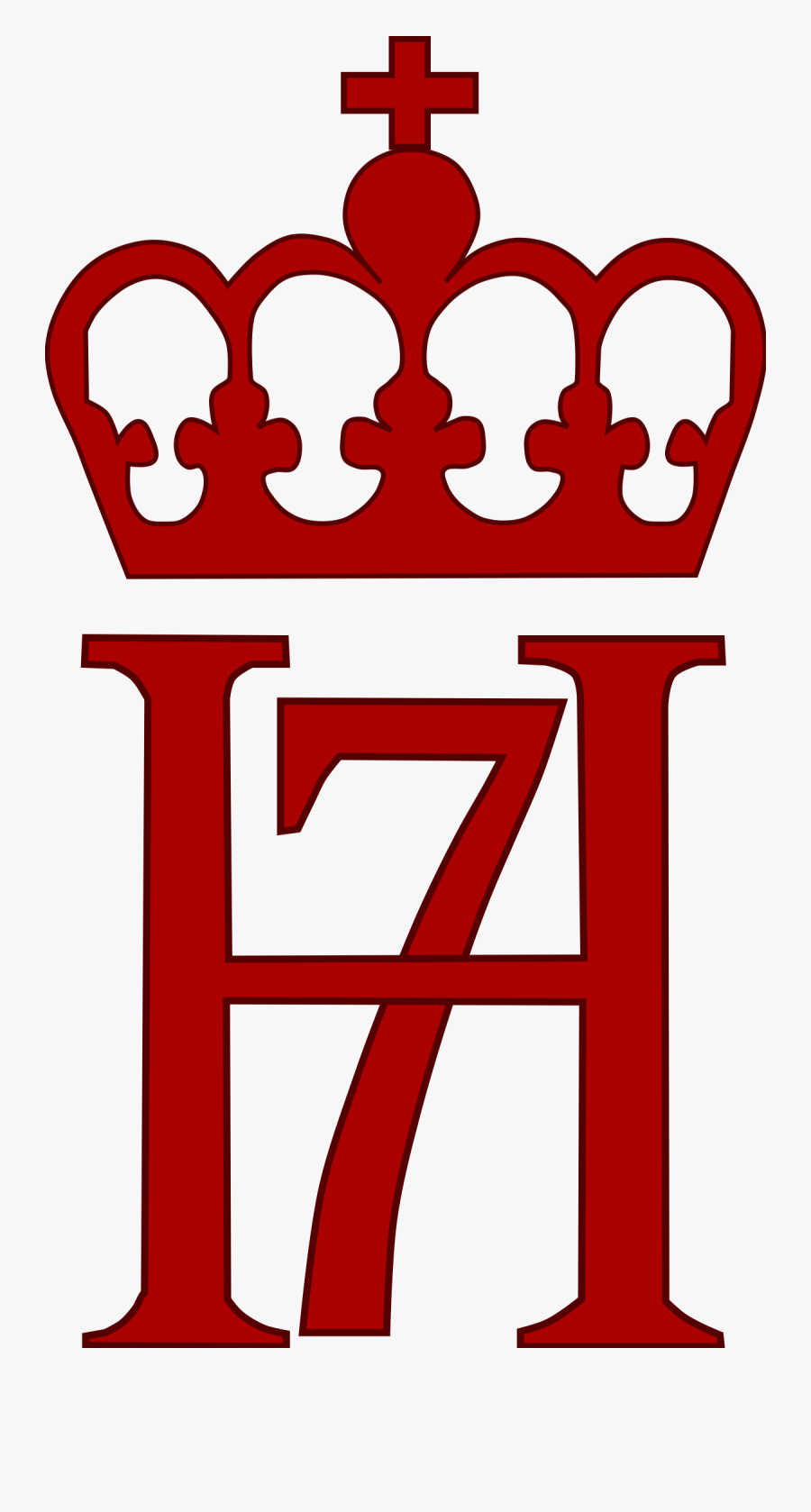 Haakon 7 Monogram, Transparent Clipart