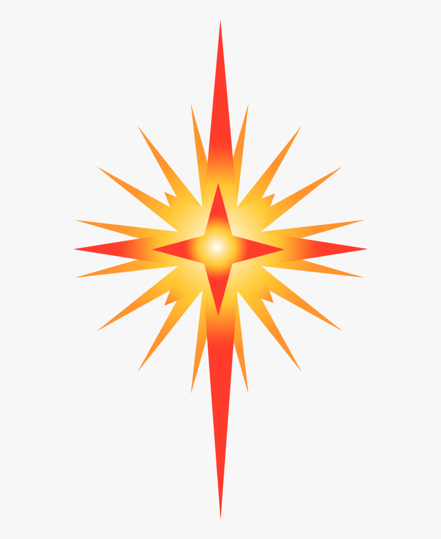 Bright Star Of Bethlehem - Star Of Bethlehem Clipart, Transparent Clipart