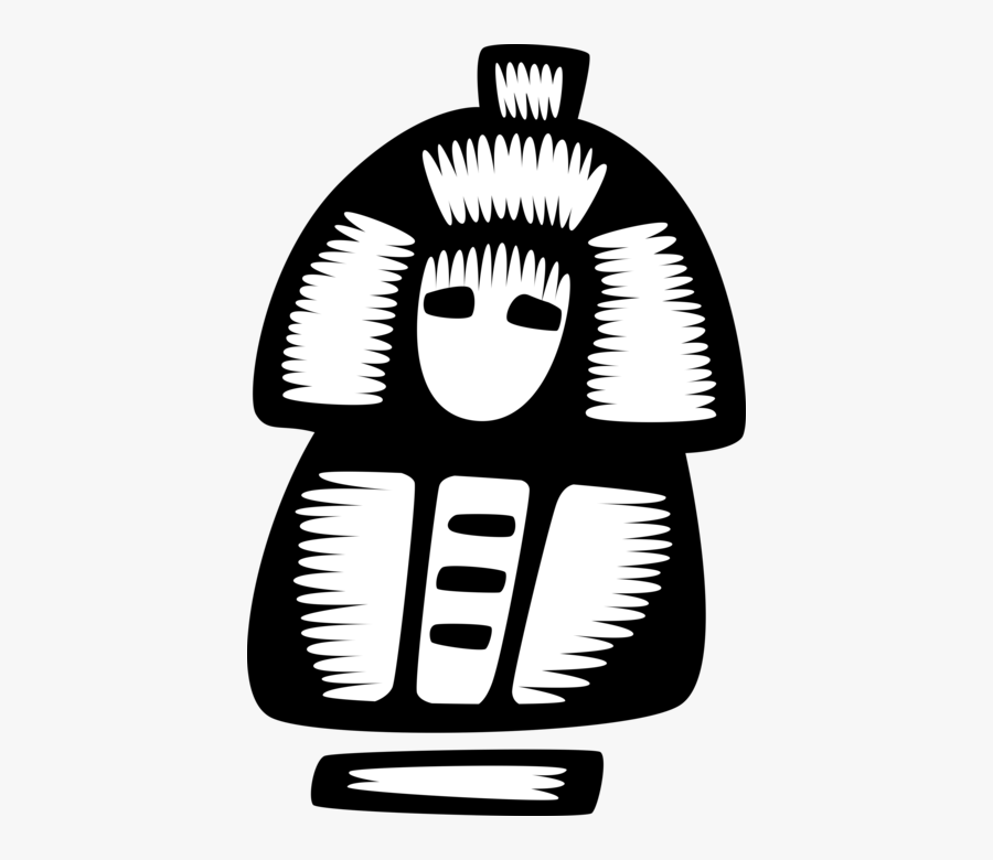 Vector Illustration Of Ancient Egypt Egyptian Pharaoh, Transparent Clipart