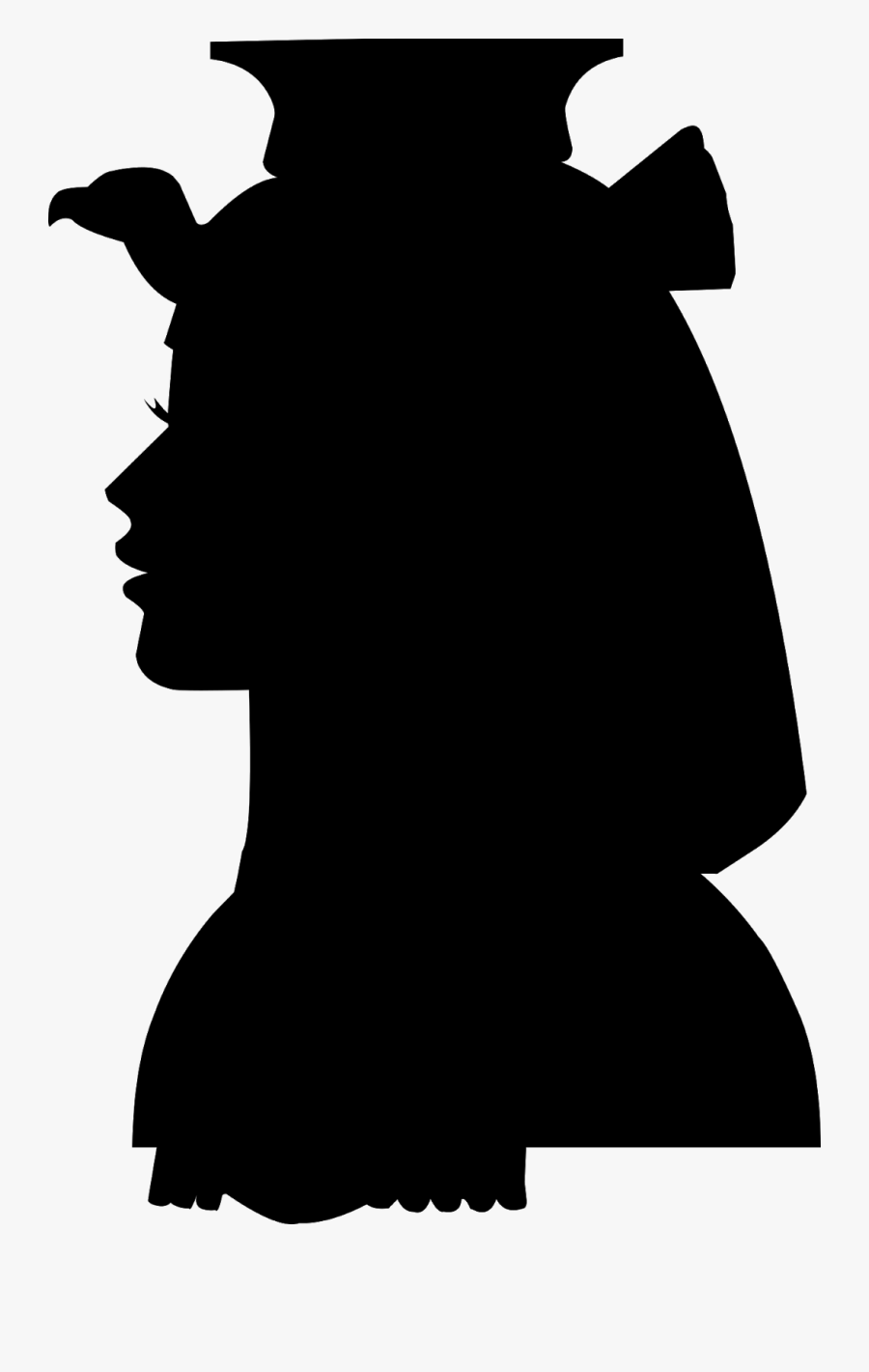 Cleopatra, Queen, Silhouette, Egyptian, Stencil, Crown, - Egyptian Silhouette, Transparent Clipart