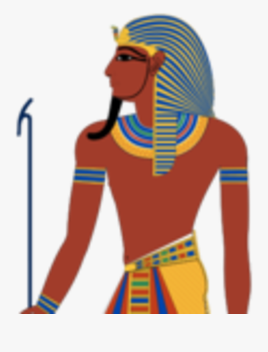 Transparent Pharaoh Head Png - Ancient Egypt Clothing Men, Transparent Clipart