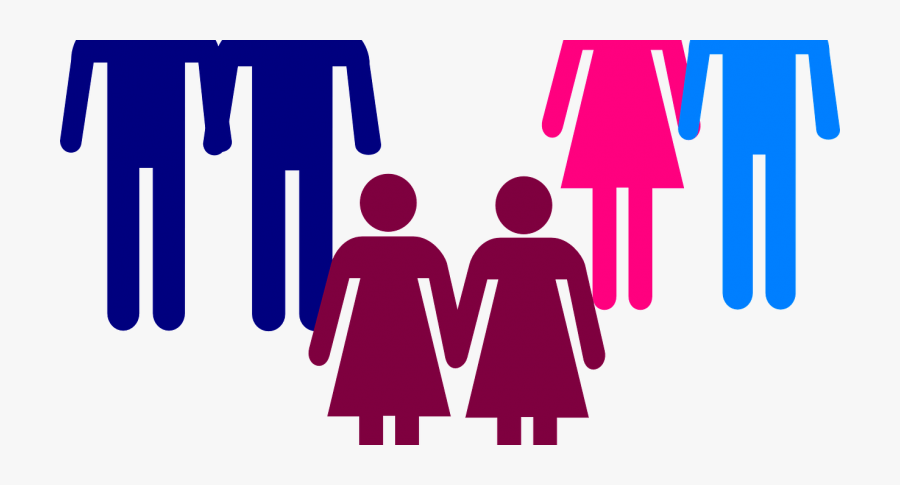 Sexual Discrimination And Gender Identity - Clipart Homme Femme, Transparent Clipart