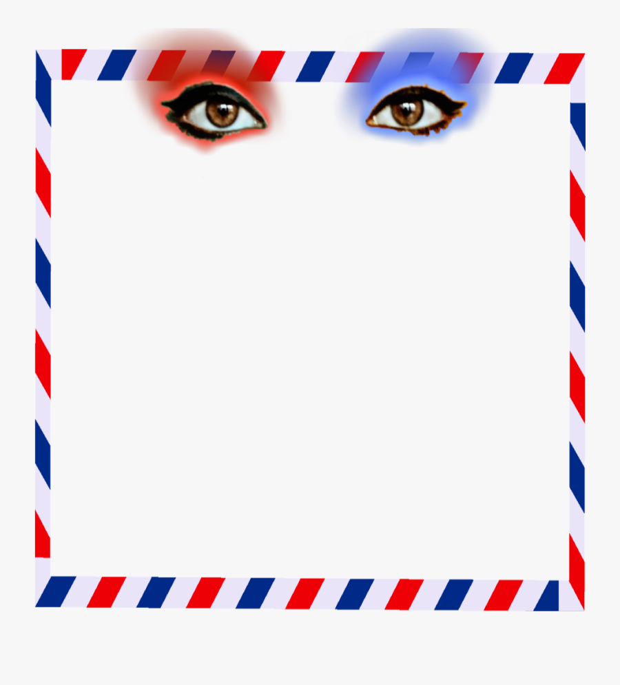 #mq #red #blue #eyes #eye #frames #border #borders, Transparent Clipart