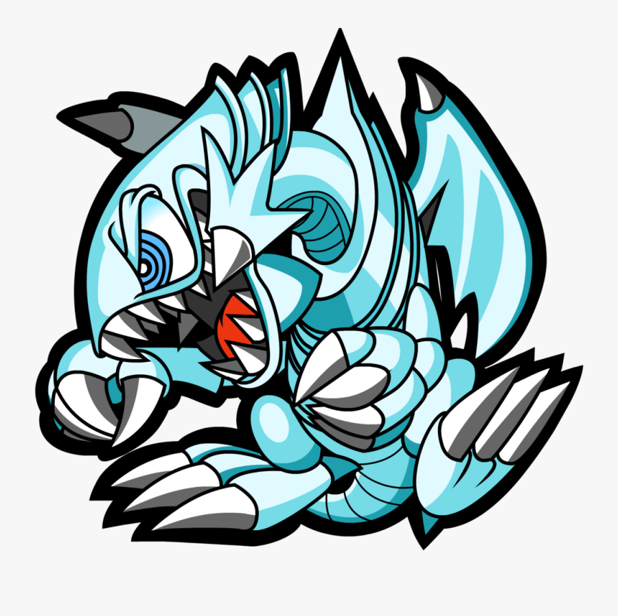 Blue-eyes Toon Dragon By Kingtoby19 - Blue Eyes White Toon Dragon, Transparent Clipart