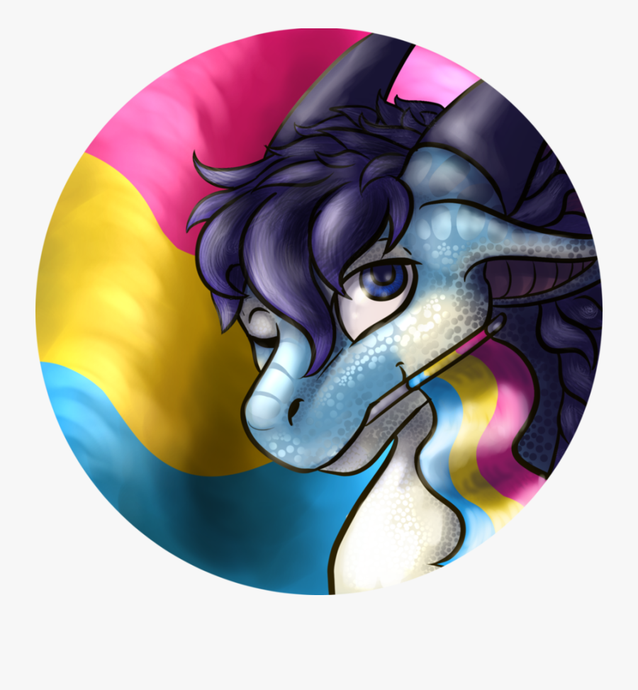 Pansexual Pride Badge By Goldengriffiness~ - Illustration, Transparent Clipart