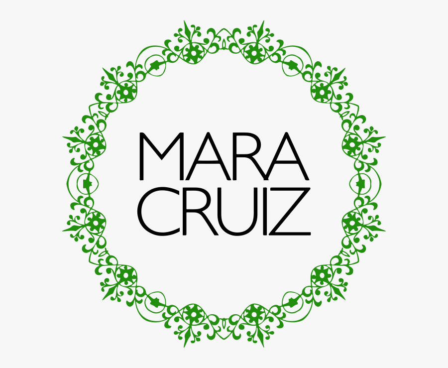 Mara Cruiz Organics - Black And White Flower Ring Png, Transparent Clipart