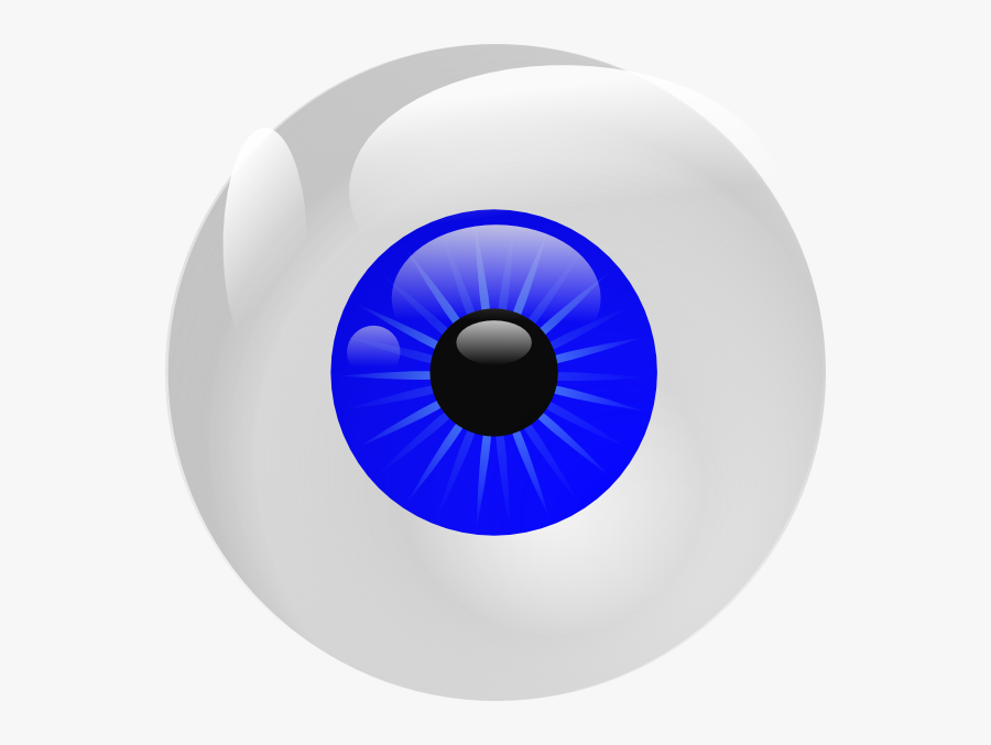 Vector Eyeball Blue Eye - Circle, Transparent Clipart