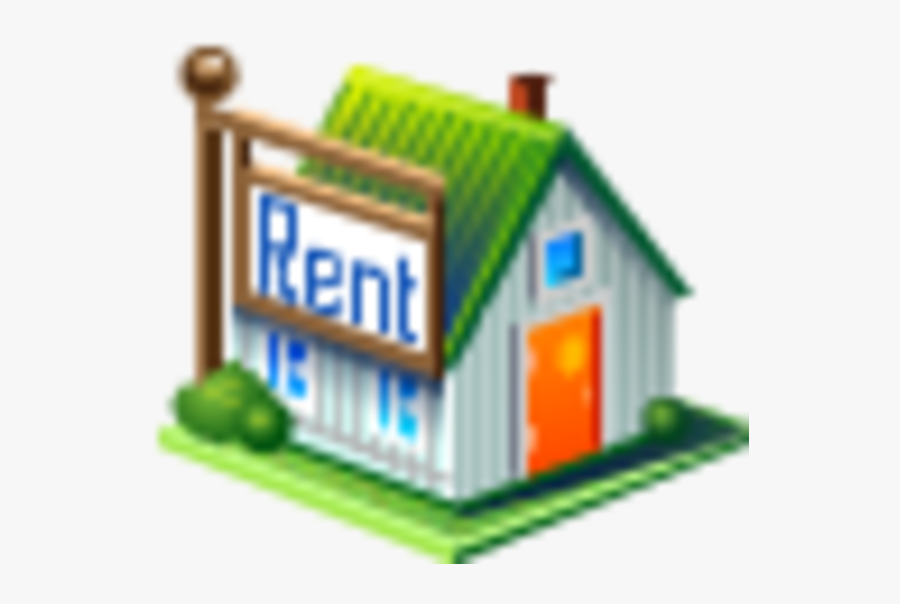House Rent Free Images - Home Rent Icon Png, Transparent Clipart