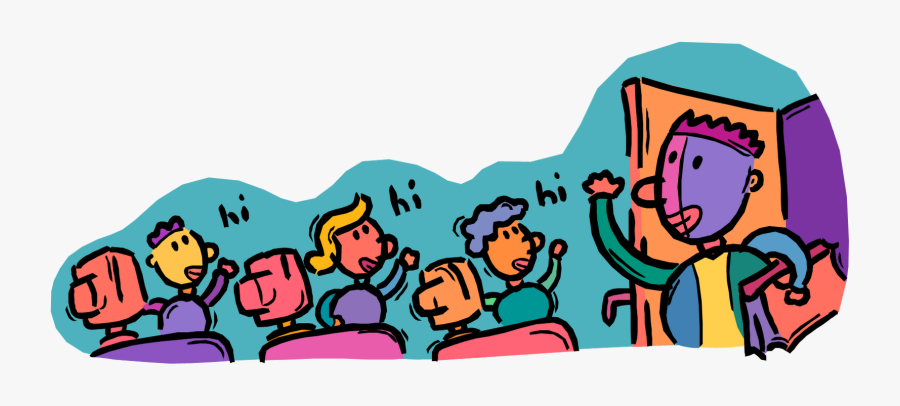 Transparent Preschoolers Clipart - Teacher, Transparent Clipart