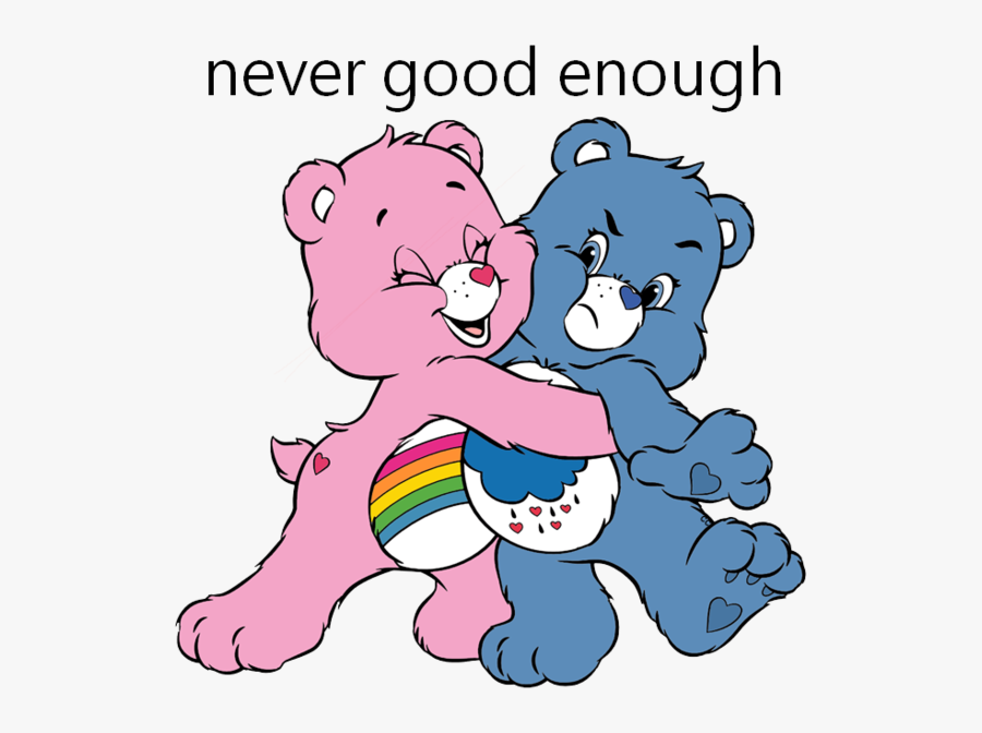 Carebear Carebears Csa Trauma Freetoedit - Grumpy Care Bear Hug, Transparent Clipart