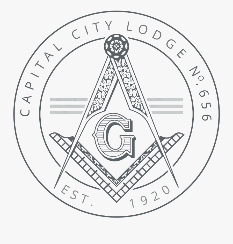 Pillars Drawing Masonic Symbol - Compas Y Escuadra Mason, Transparent Clipart