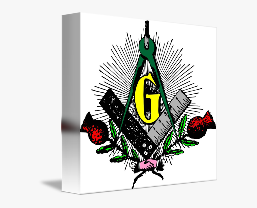 "masonic Square And Compass - Masonic Symbol Art, Transparent Clipart