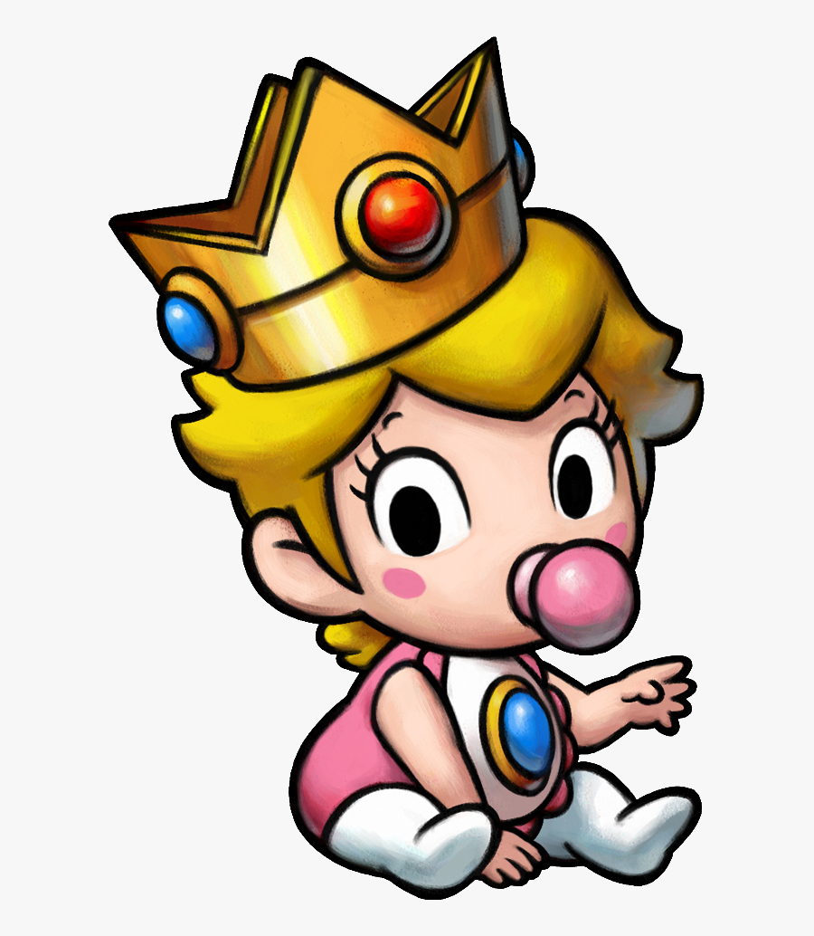 Baby Peach Mario Bros Clipart , Png Download - Mario And Luigi Partners In Time Baby Peach, Transparent Clipart
