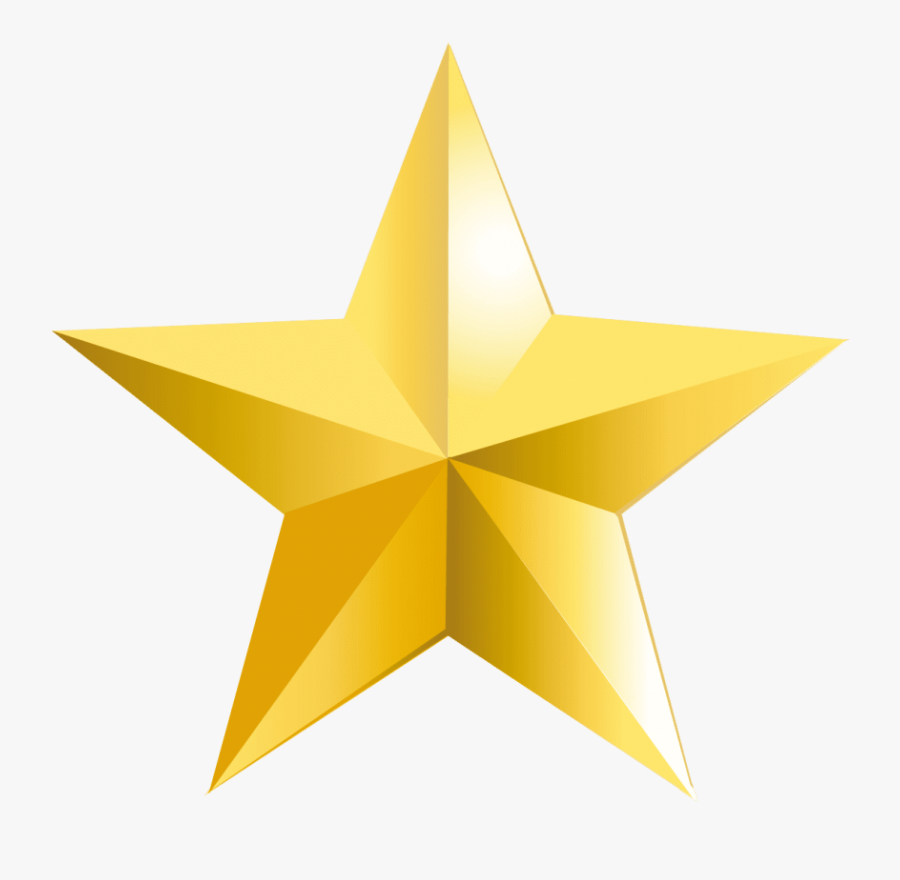 Transparent Yellow Stars Png - Gold Star Png, Transparent Clipart