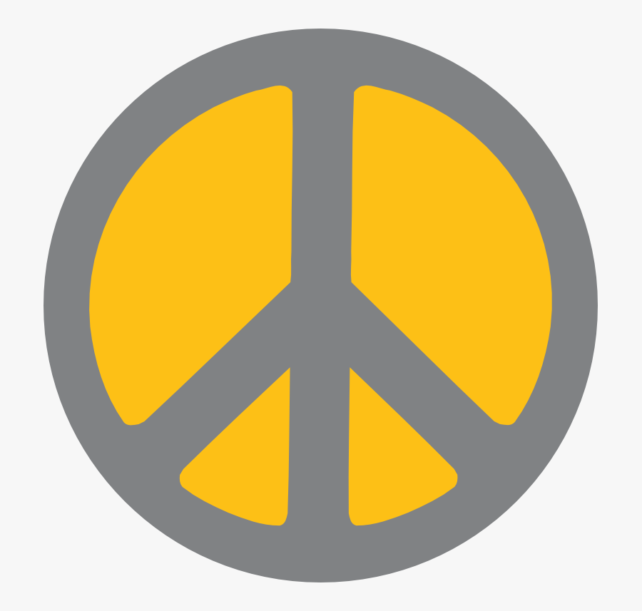 Scalable Vector Graphics Two Color Peace Sign Scallywag - Two Color Clipart, Transparent Clipart