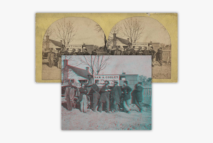 Civil War And Reconstruction-era Stereoscope Collections - Photograph, Transparent Clipart