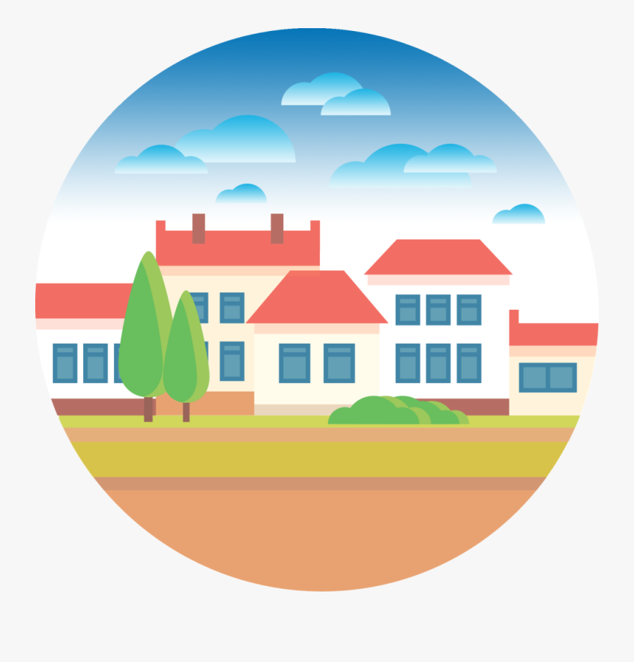 Gyumri Apartments Blurb Icon - Icon Png Village Icon, Transparent Clipart