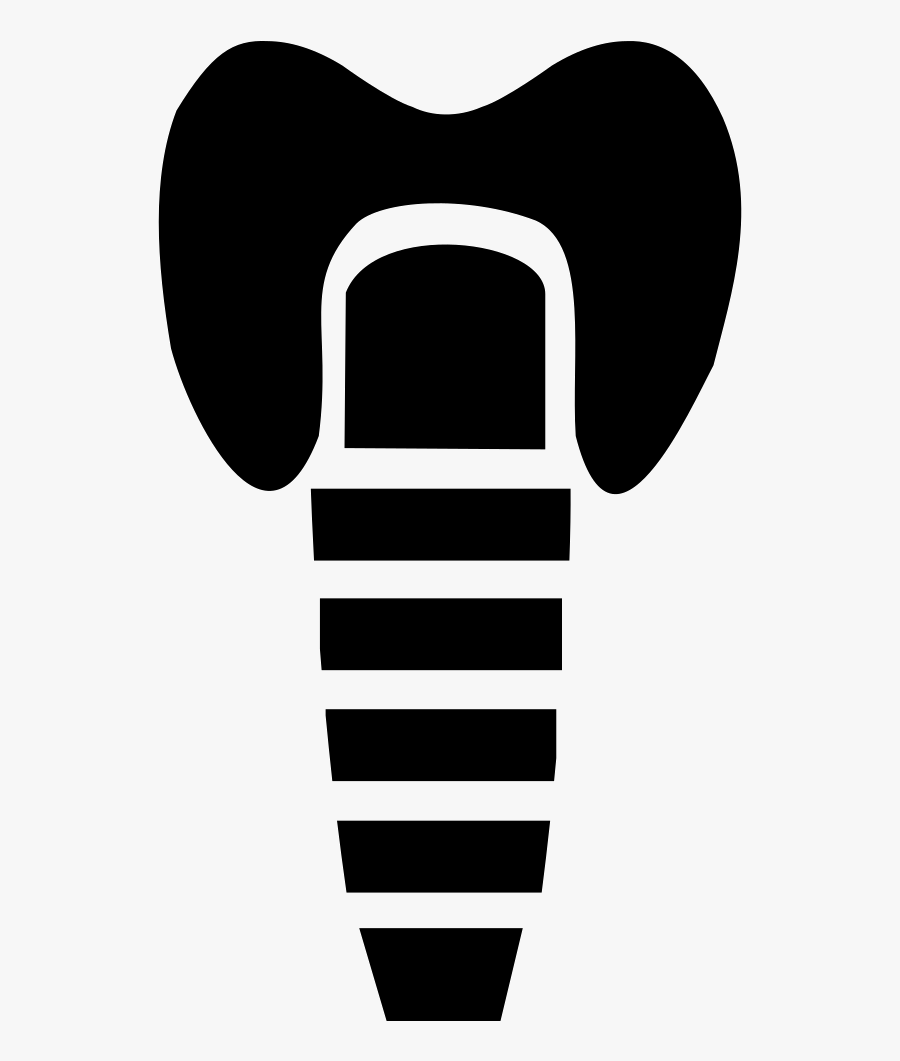 Dental Implant Icon Png, Transparent Clipart